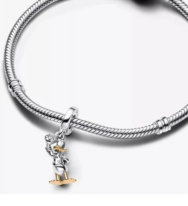 Charm Pato Plateado