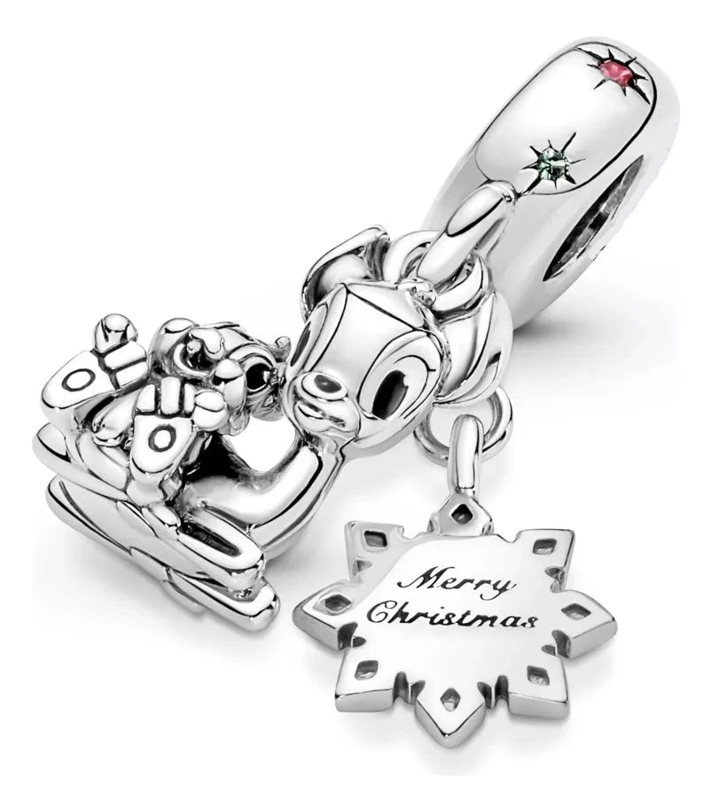 Charm Ciervito y Conejito "Merry Christmas"