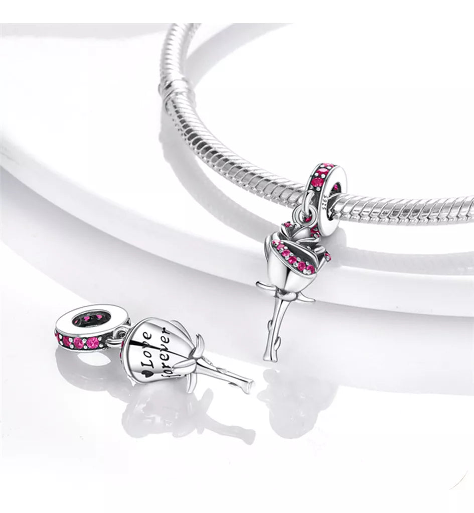 Charm Rosa "Love Forever"