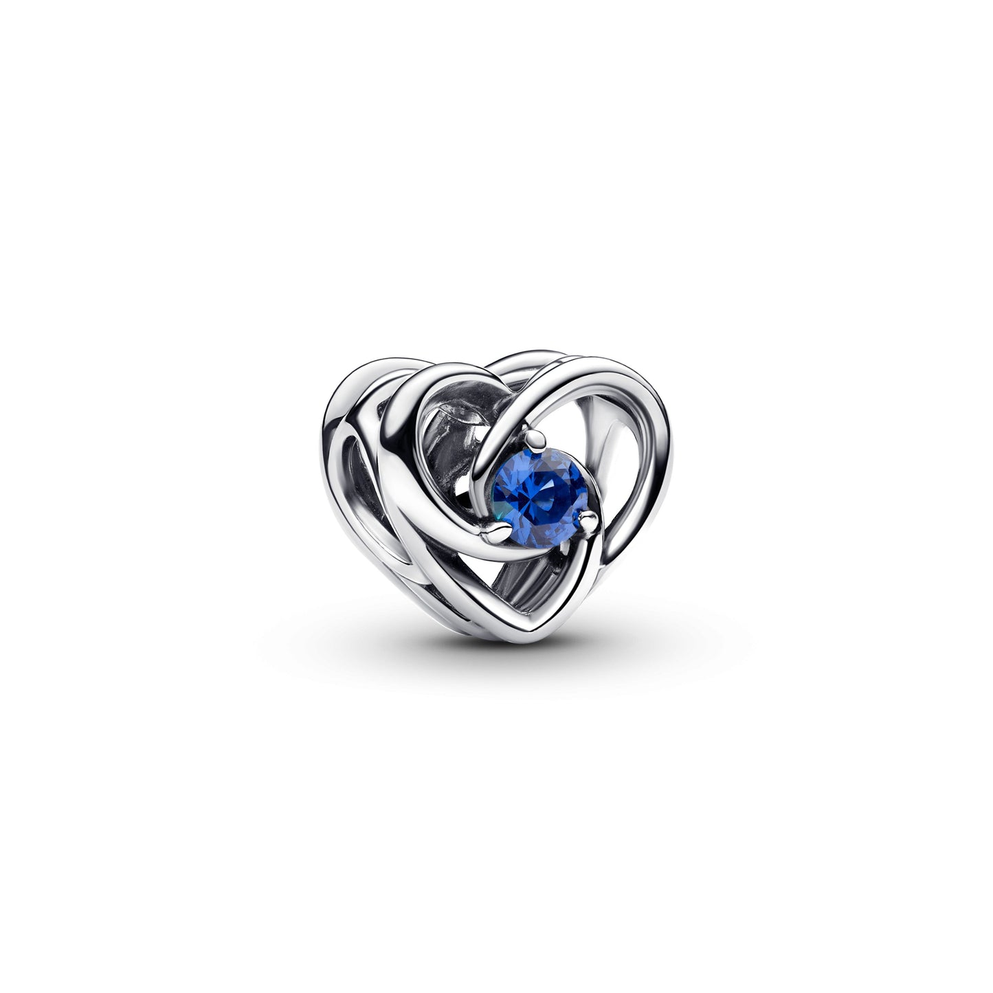 Charm Corazon Iregular Plateado