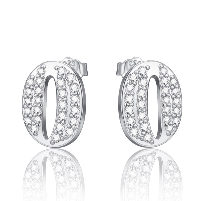 Aretes Ovalo Resplandeciente