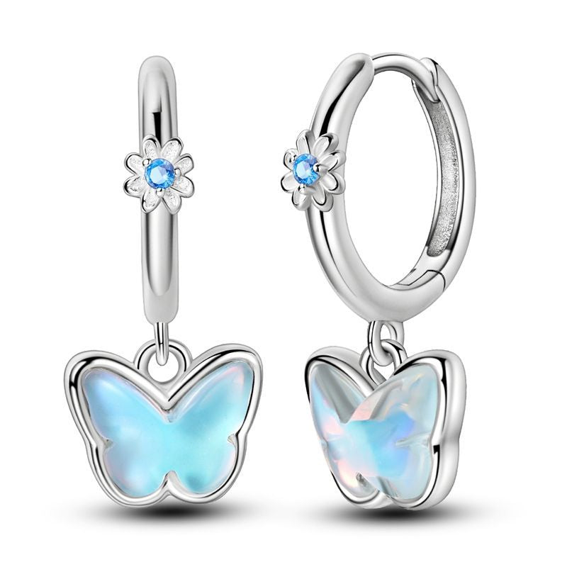 Aretes Mariposa Opal