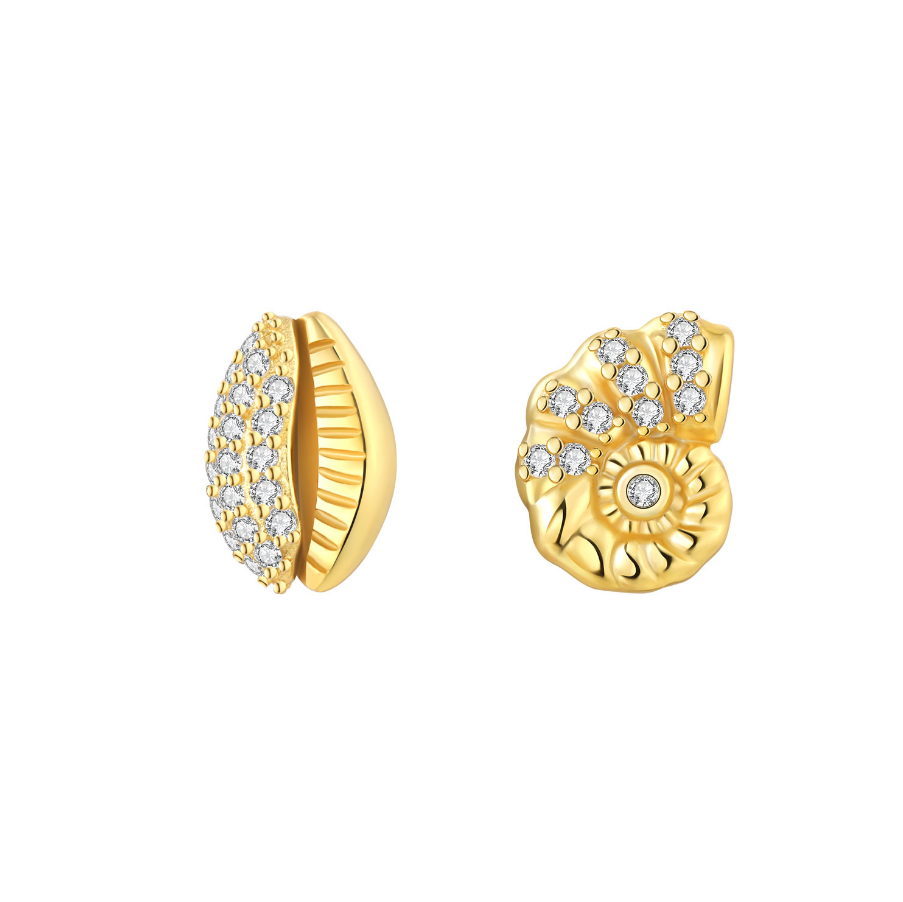 Aretes Concha y Caracol