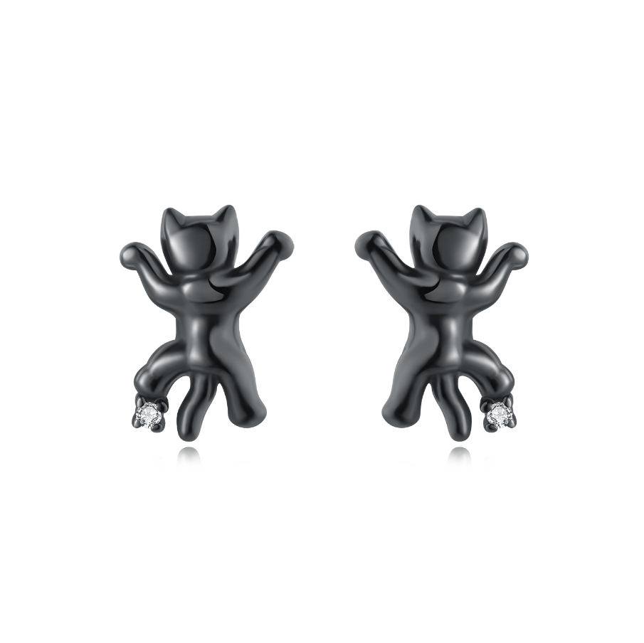 Aretes Gato Negro