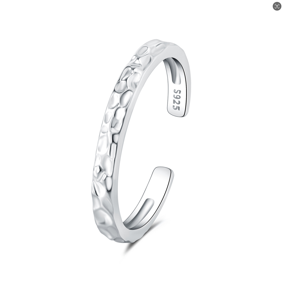 Anillo Textura Martillada