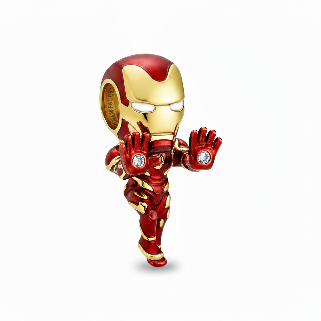 Charm Héroe Metálico