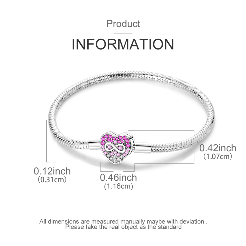 Pulsera Corazon Infinito