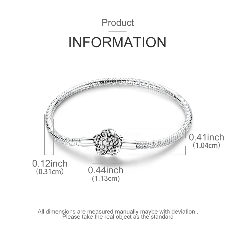 Pulsera Flor Diamantada