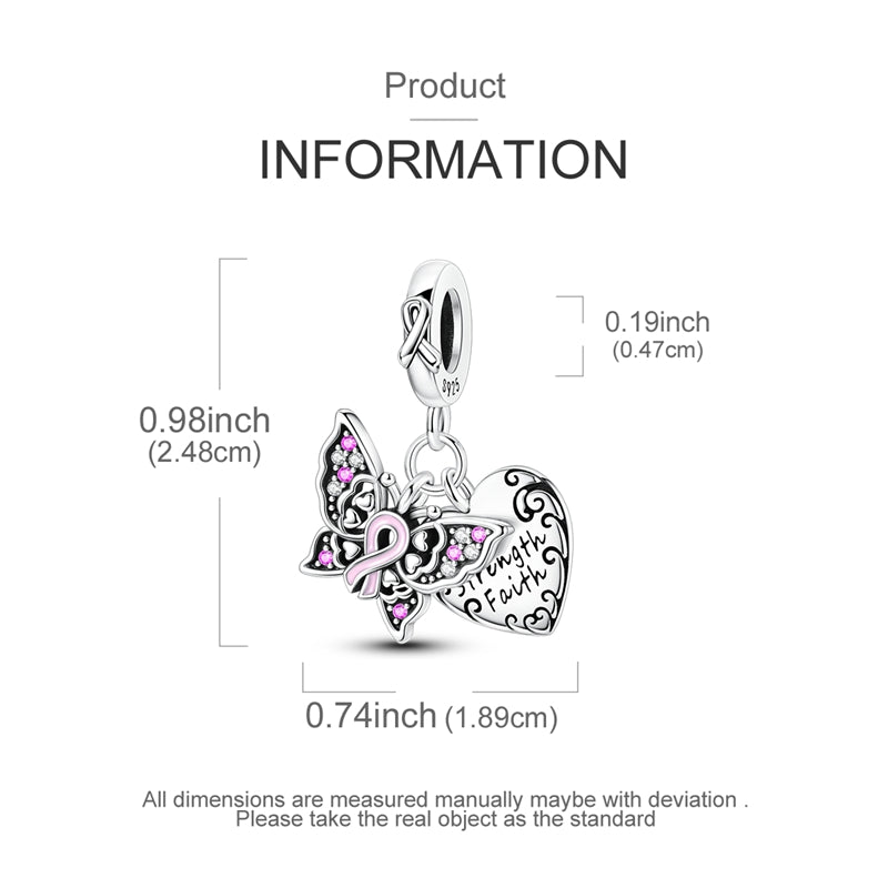 Charm Conmemorativo Con Mariposa