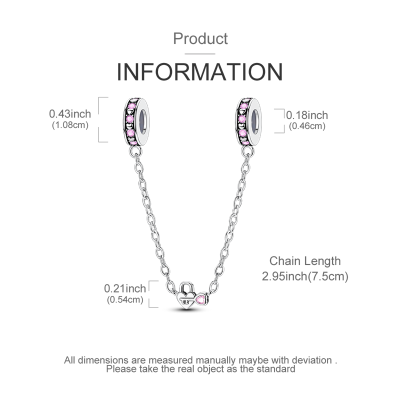 Cadena de Seguridad Corazon & Llave