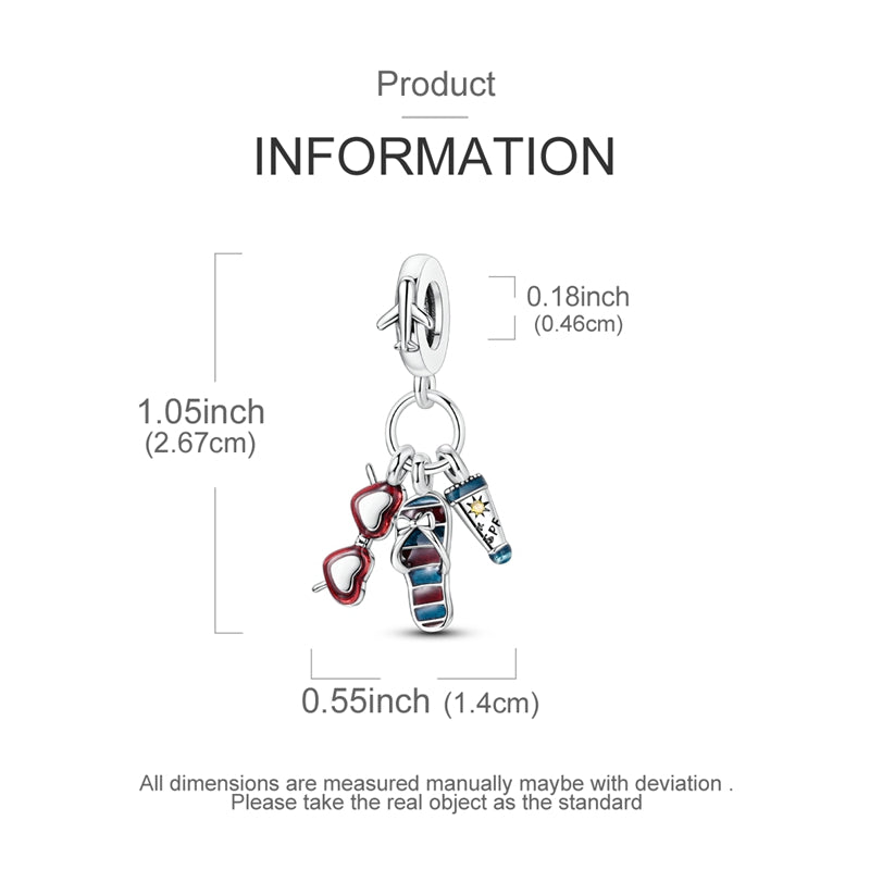 Charm Colgante Lentes, Sandalias & FPS