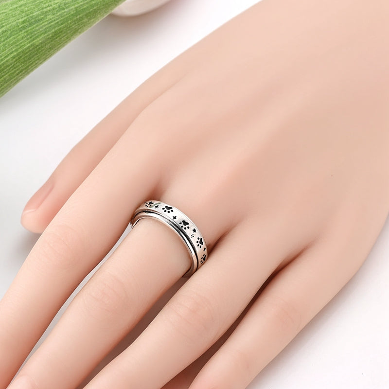 Anillo Huella de Perrito
