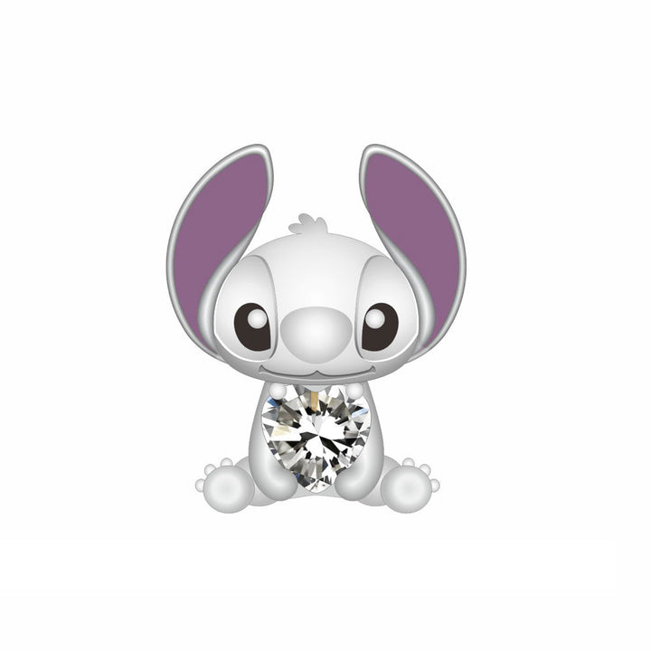 Charm Pequeño Extraterrestre Azul con Corazón