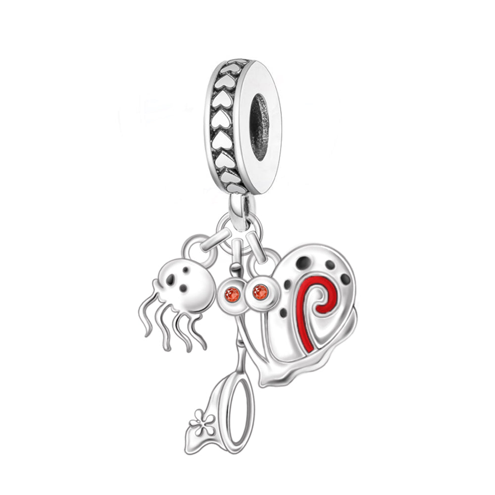 Charm Caracol, Red y Medusa