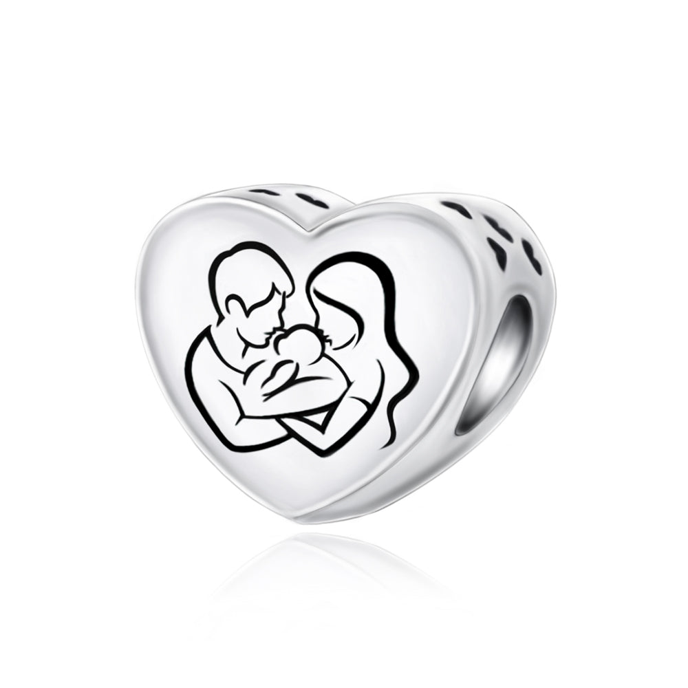 Charm Corazon "I love My Family"