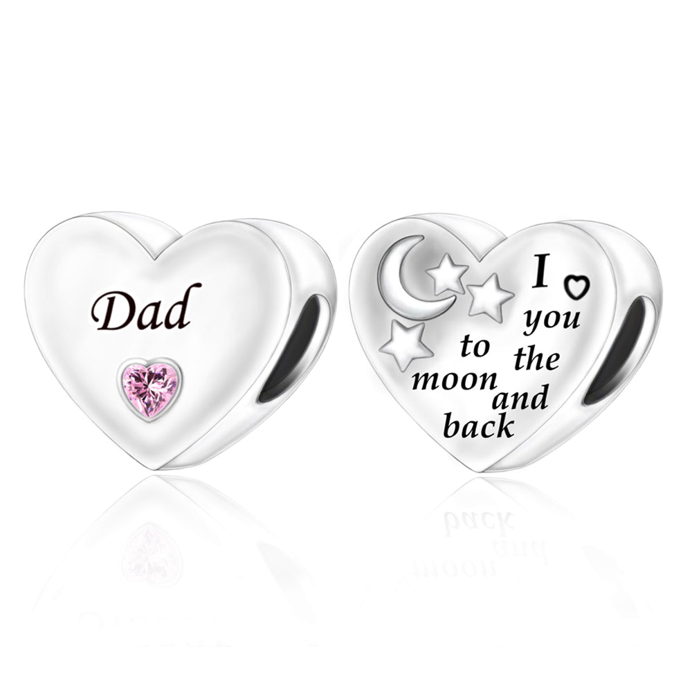 Charm Dad "I You To The Moon And Back"