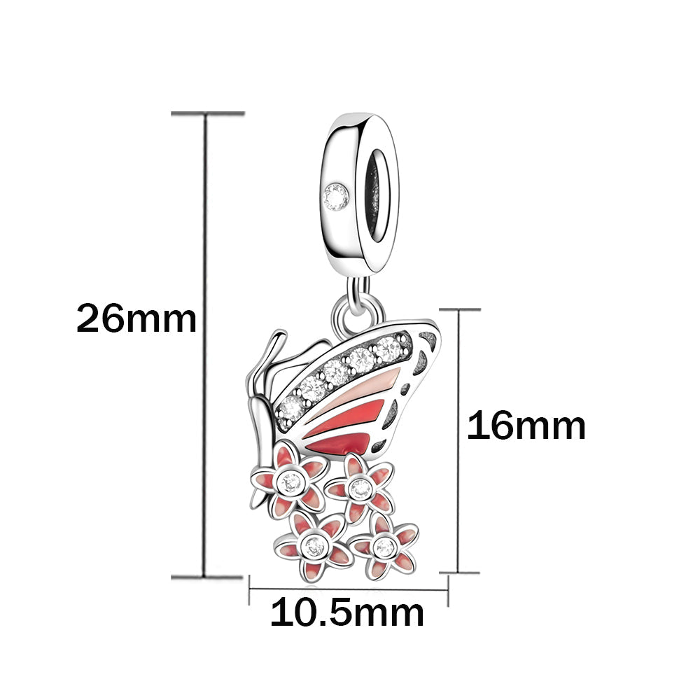 Charm Mariposa & Flores