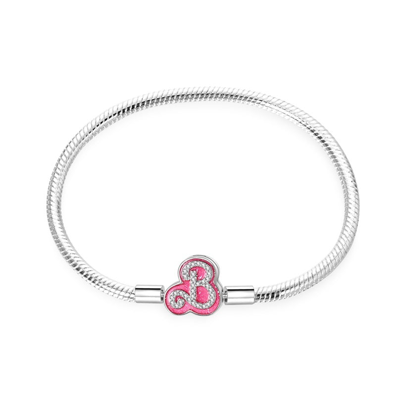 Pulsera Letra B - Inspirado en Barbie