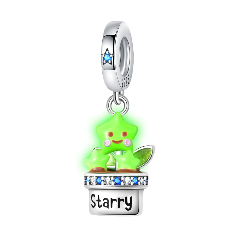 Charm Planta de Estrella Fluorescente "Starry"