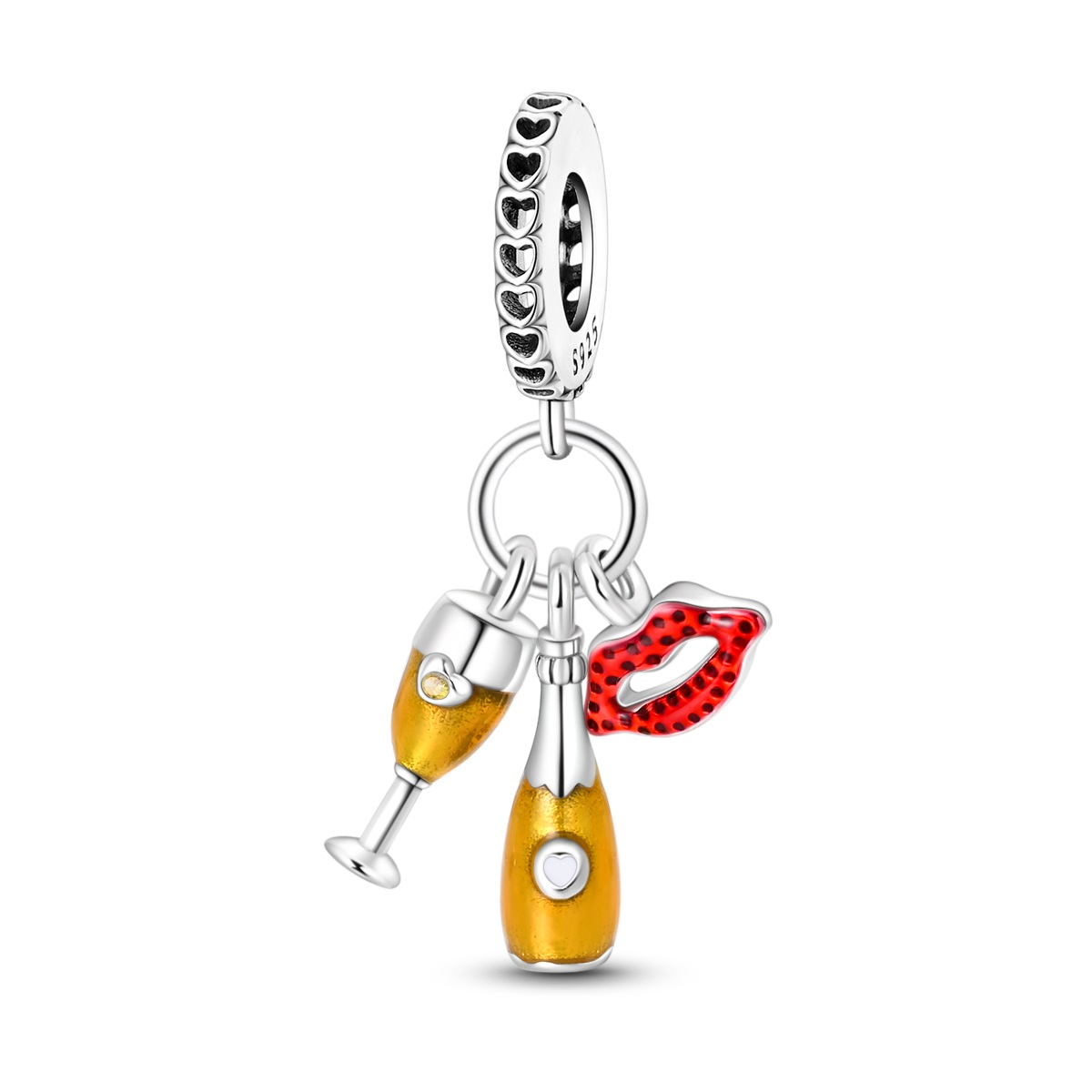 Charm Copa y Botella de Champagne