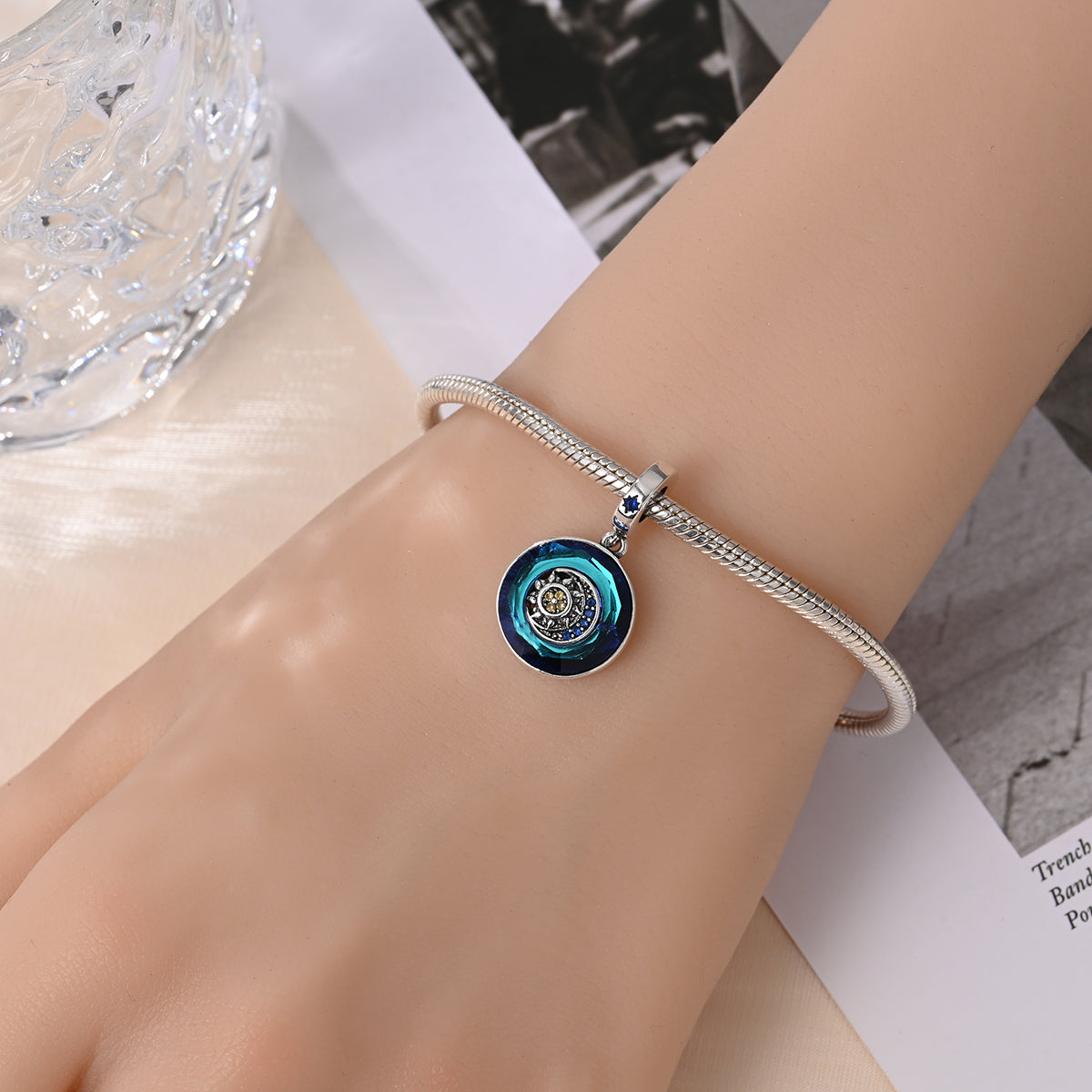 Charm Luna y Sol "Espacio de Cristal"