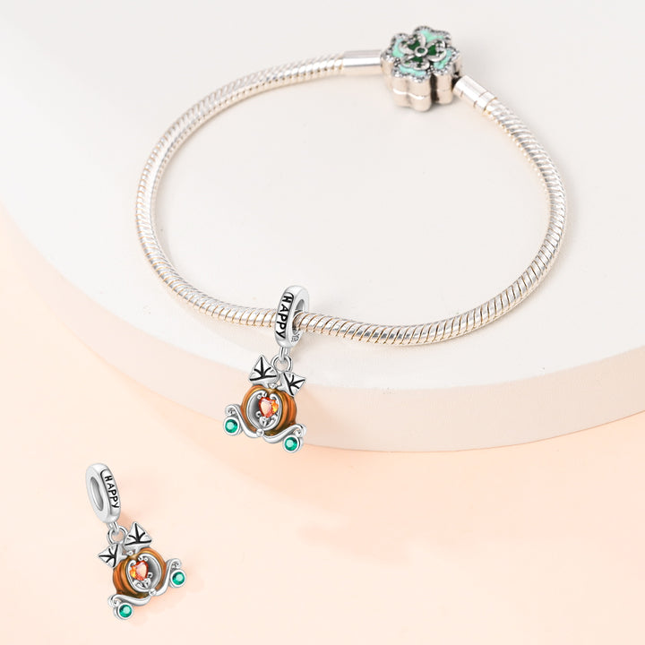 Charm Carroza de Calabaza "Happy Thanksgiving"