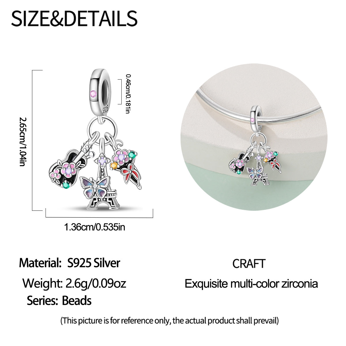 Charm Colgante Francia