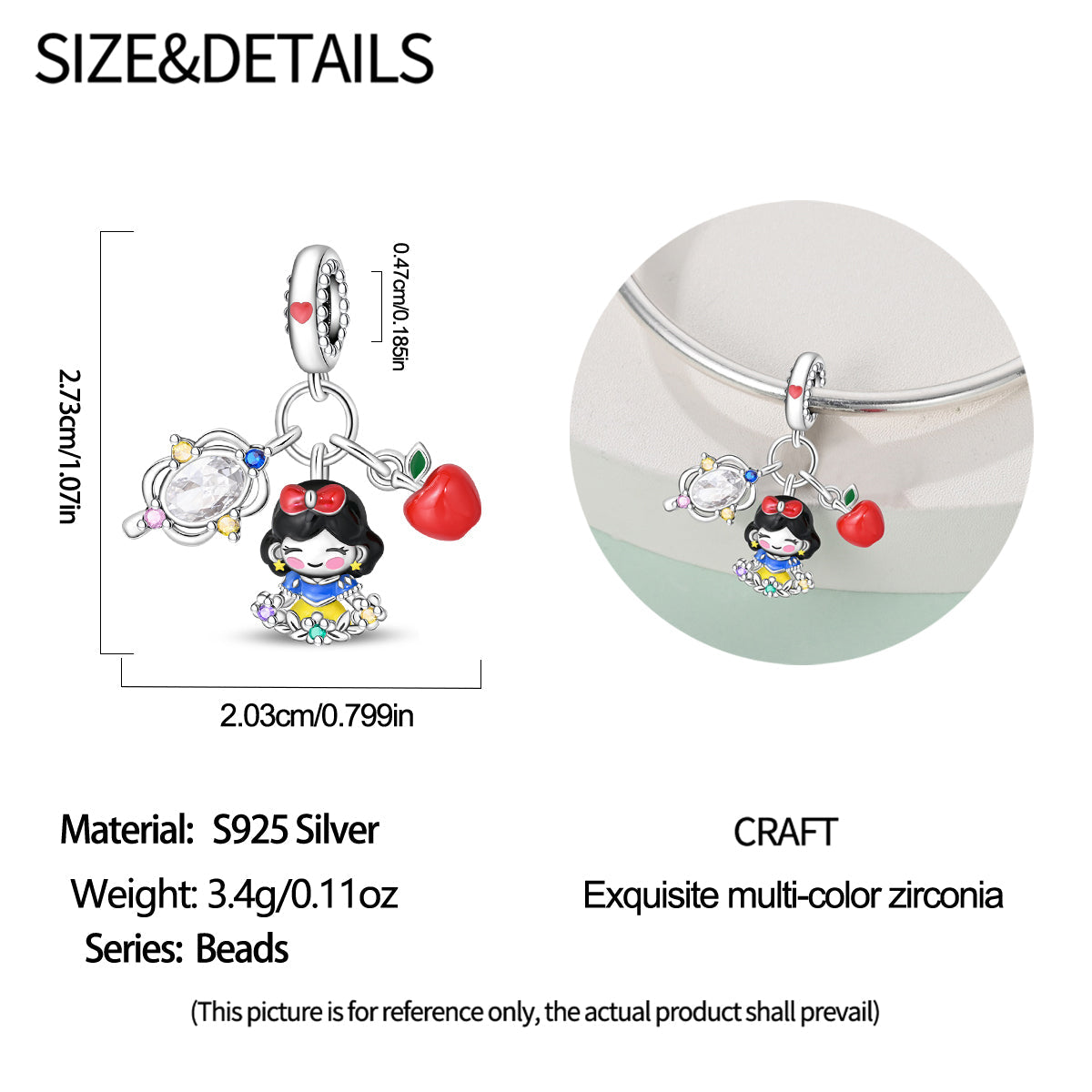 Charm Princesa de Nieve