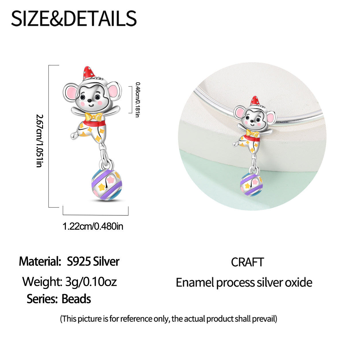 Charm Monito De Circo