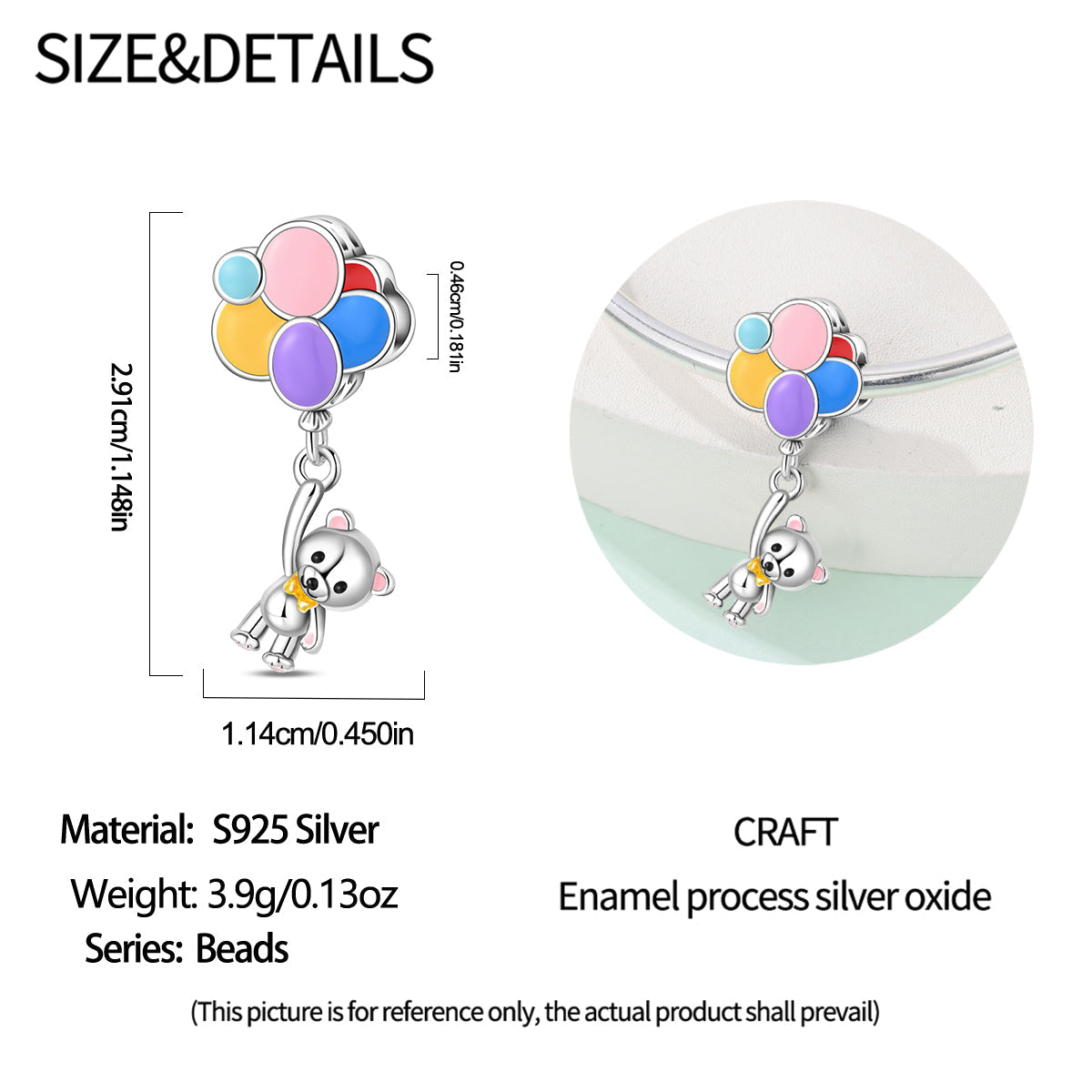 Charm Peluche & Globos