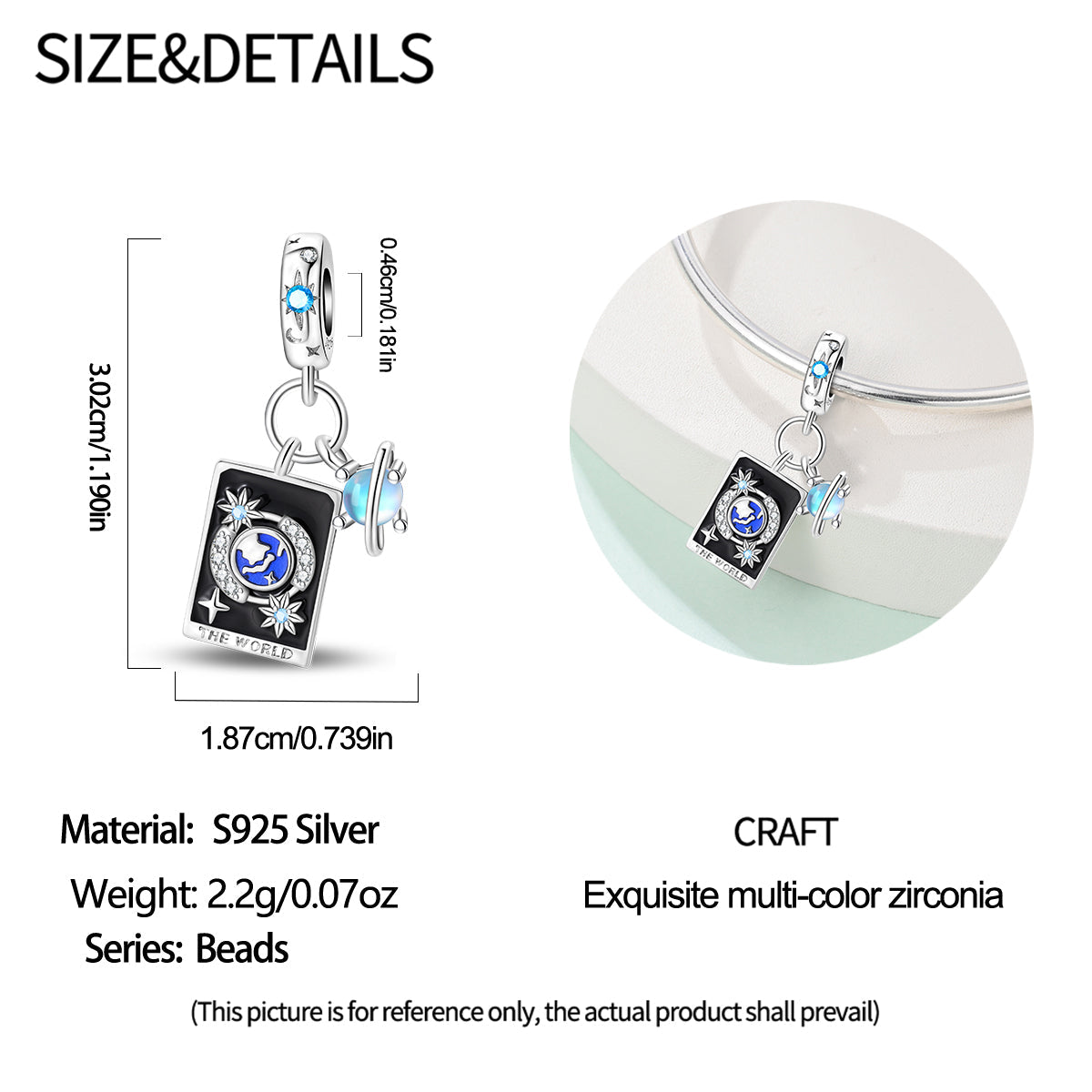 Charm Carta Del Mundo