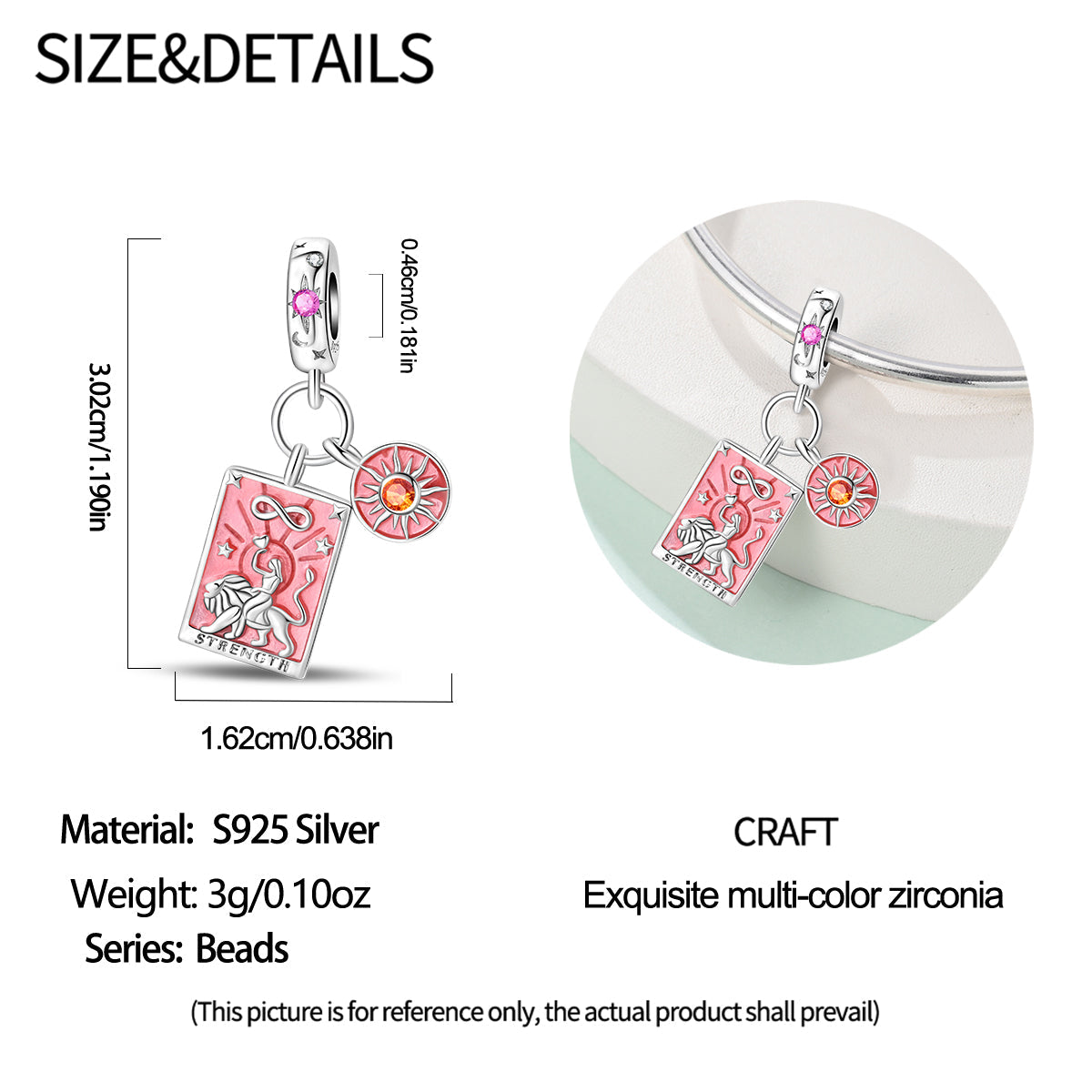 Charm Carta La Fuerza