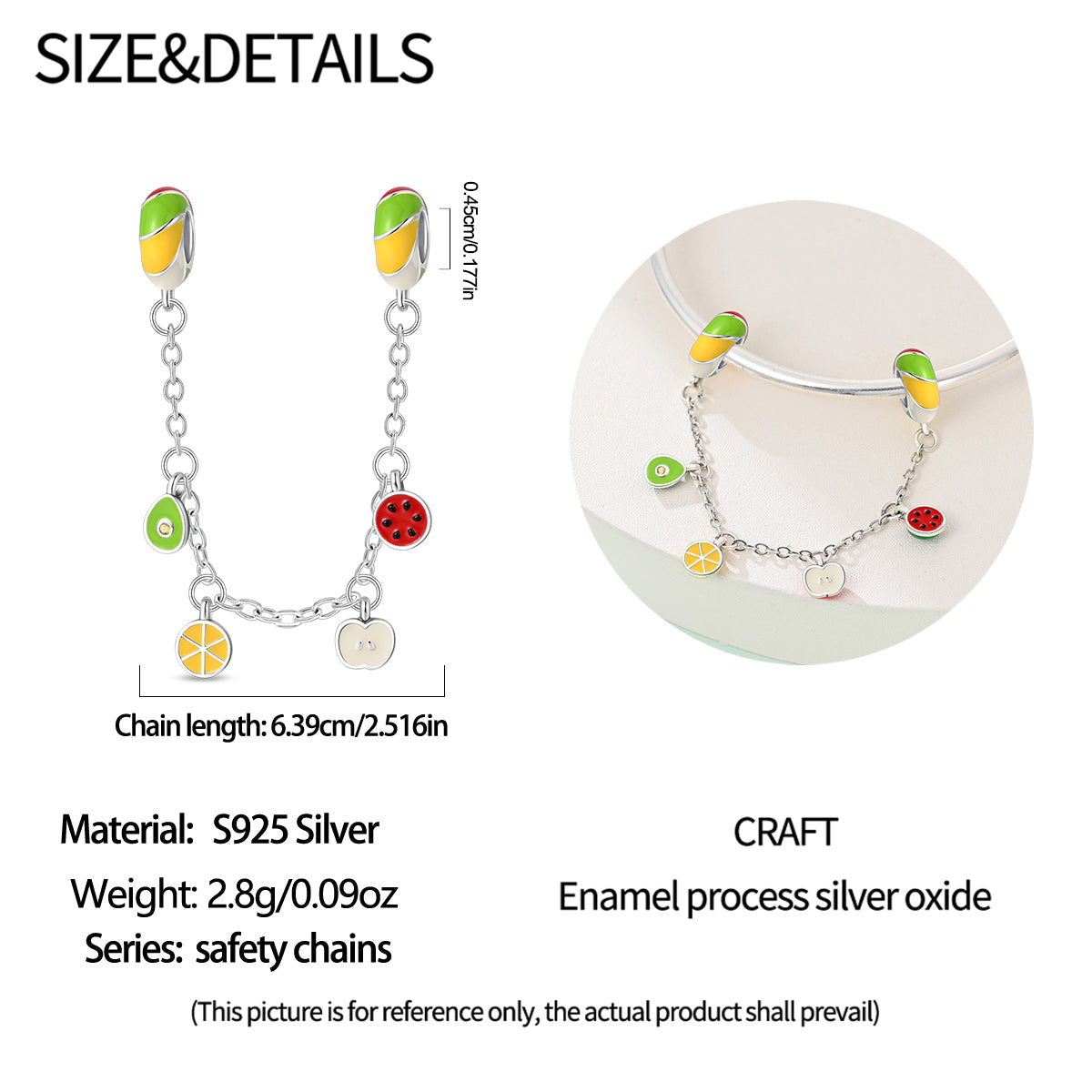 Cadena De Seguridad Fruta