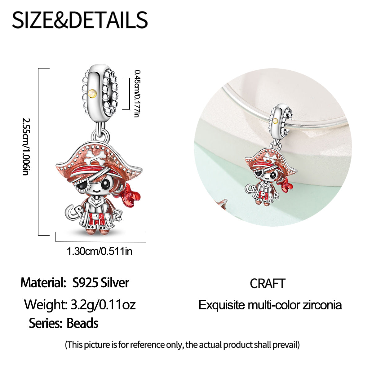 Charm Pequeño Pirata