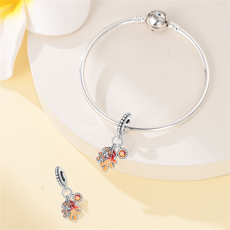 Charm Hojas De Otoño