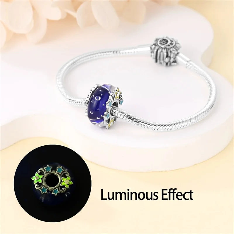 Charm Abalorio de Estrellas y Corazones