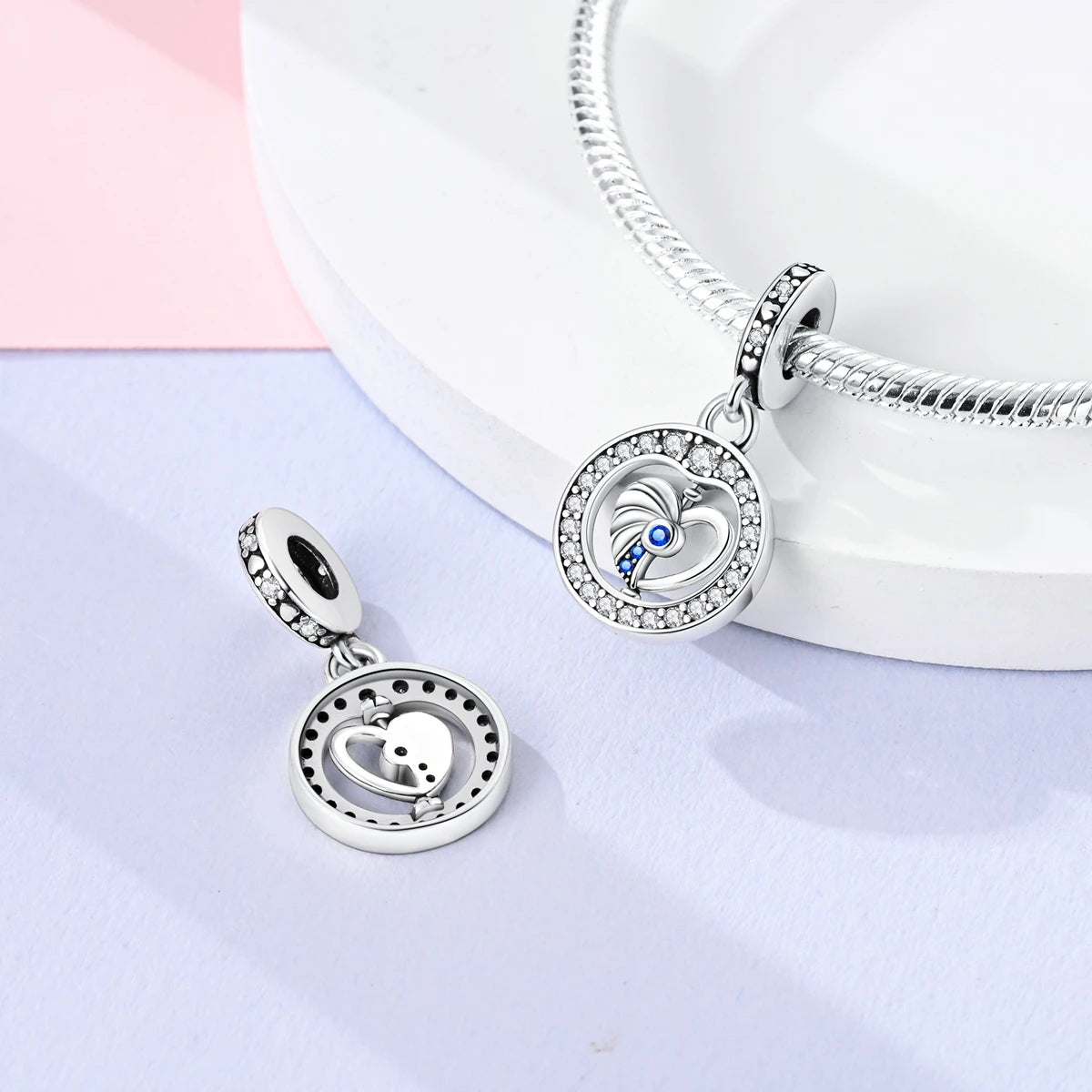 Charm Corazón Giratorio