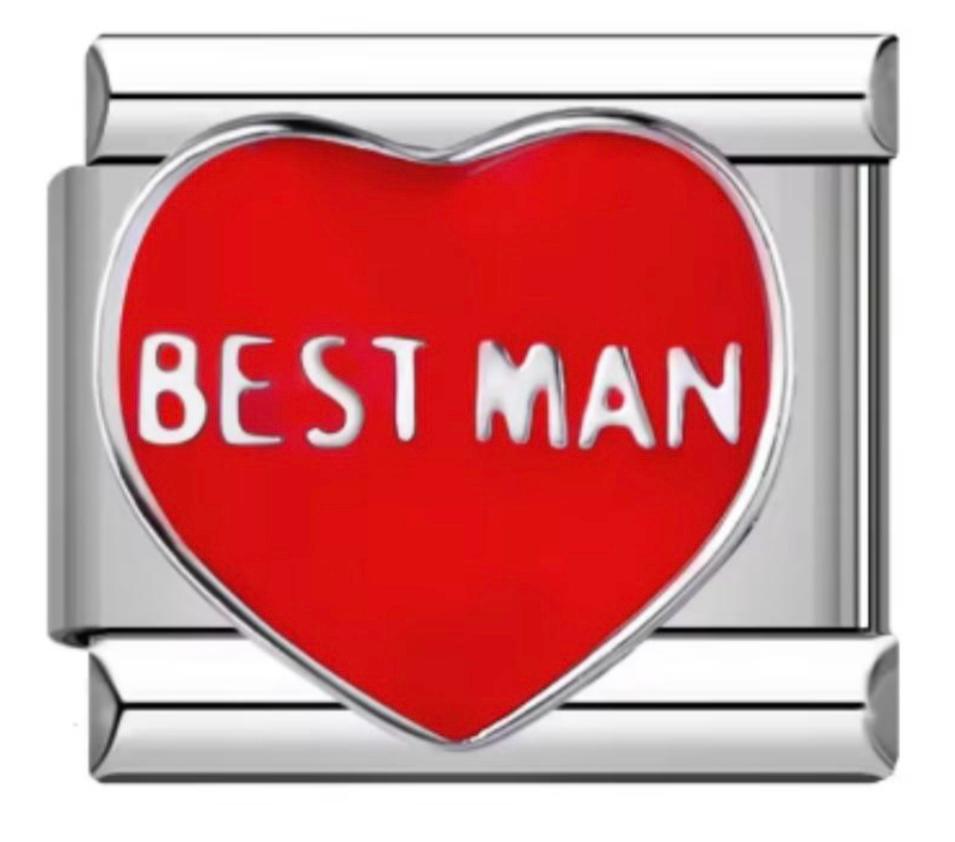 Charm Italiano Corazon Best Man