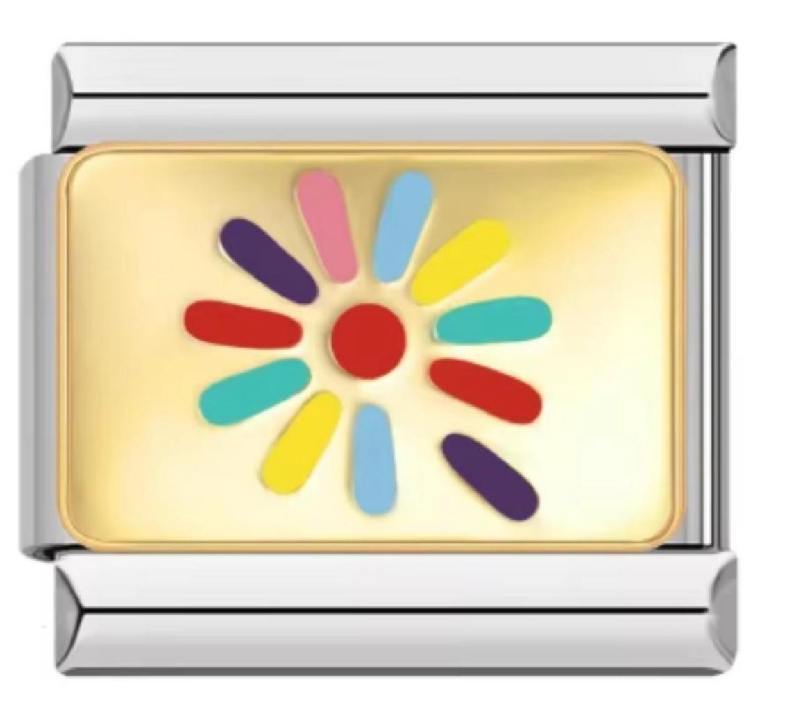 Charm Italiano Flor Multicolor