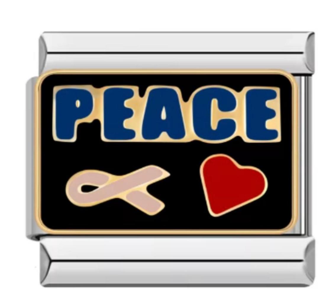 Charm Italiano Negro Peace