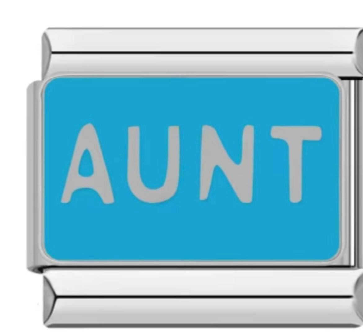 Charm Italiano AUNT Azul