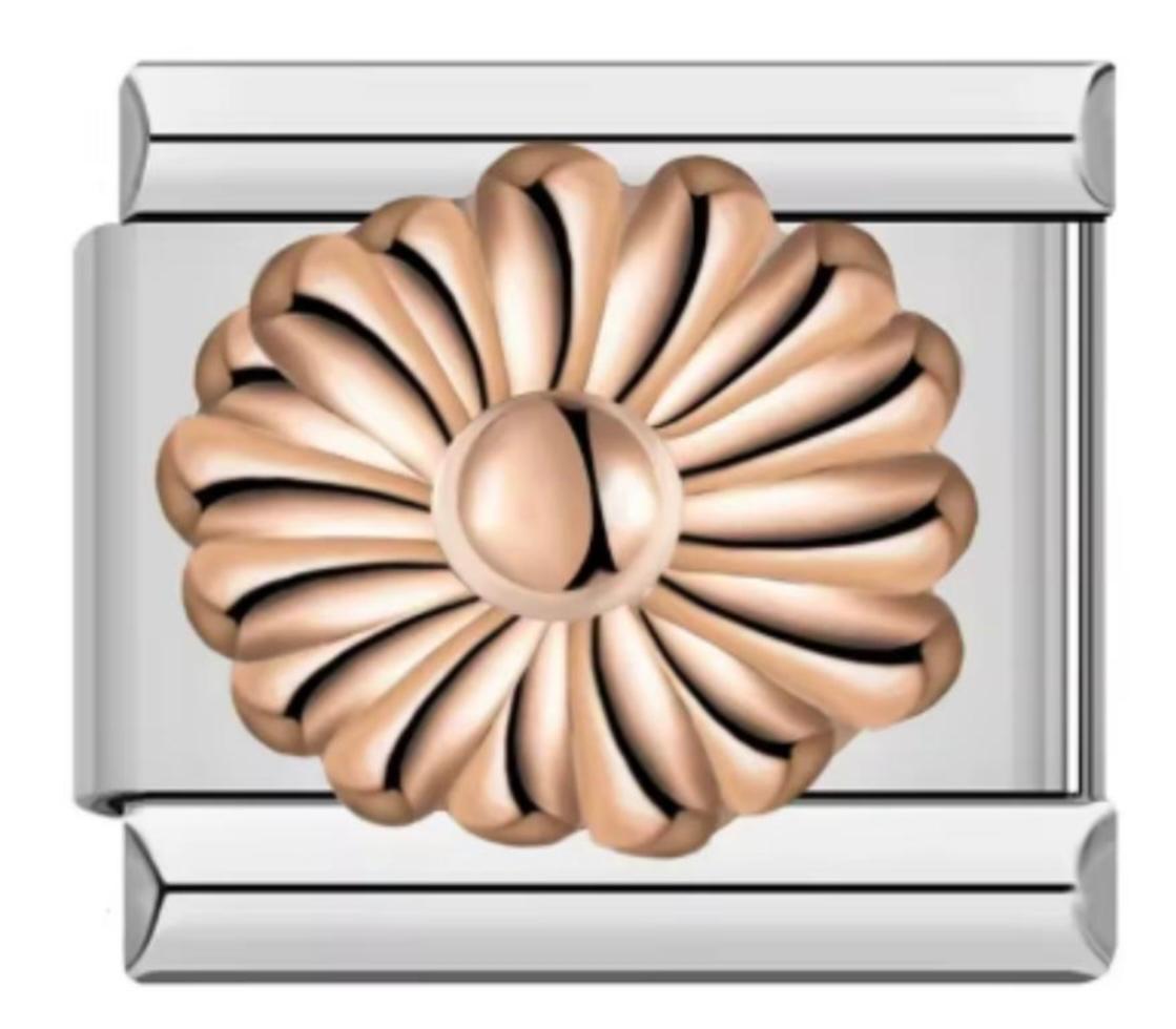 Charm Italiano Flor Rose Gold