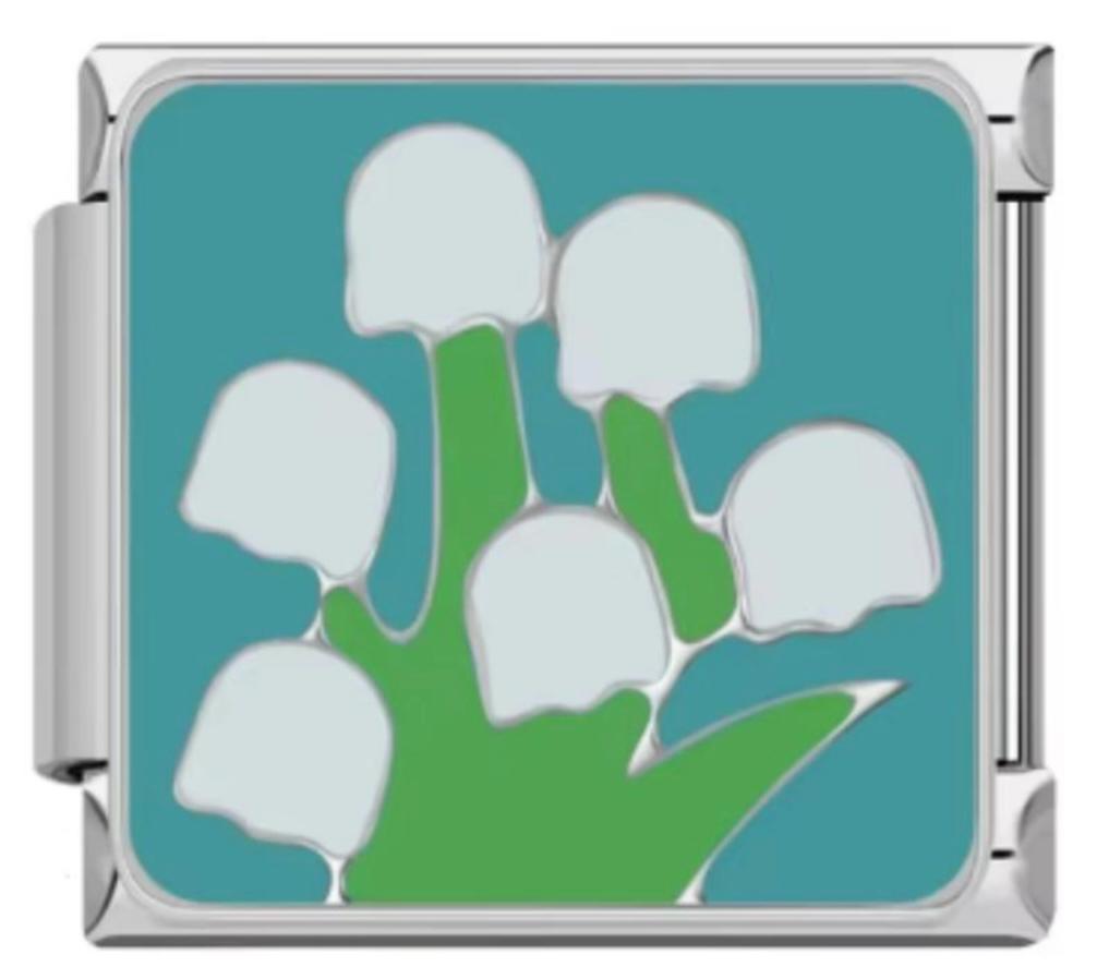 Charm Italiano Tulipanes Blancos