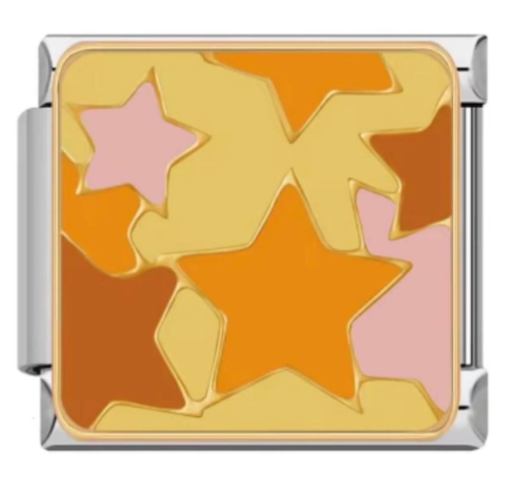 Charm Italiano Estrellas Naranjas