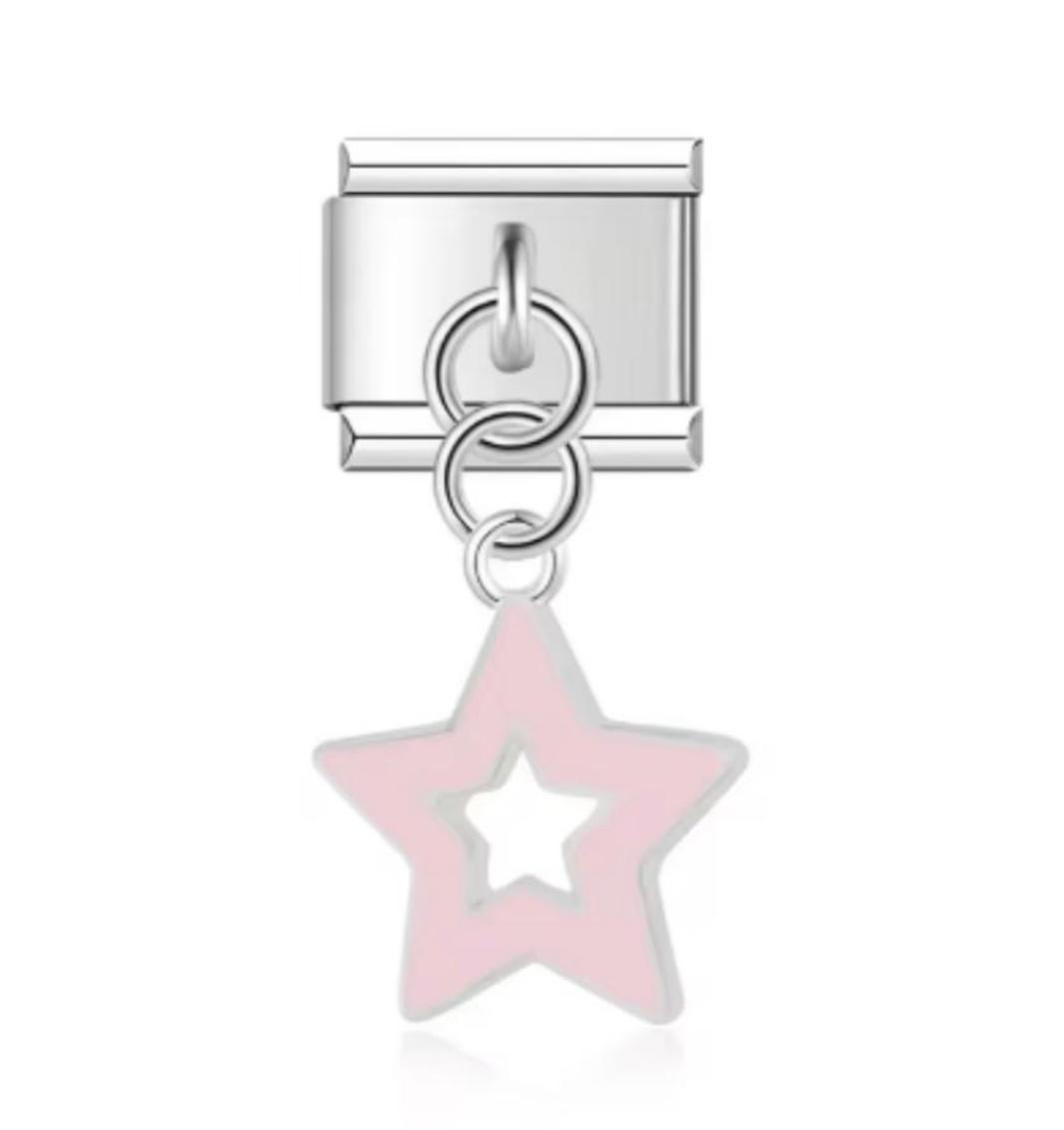 Charm Italiano Estrella Rosa