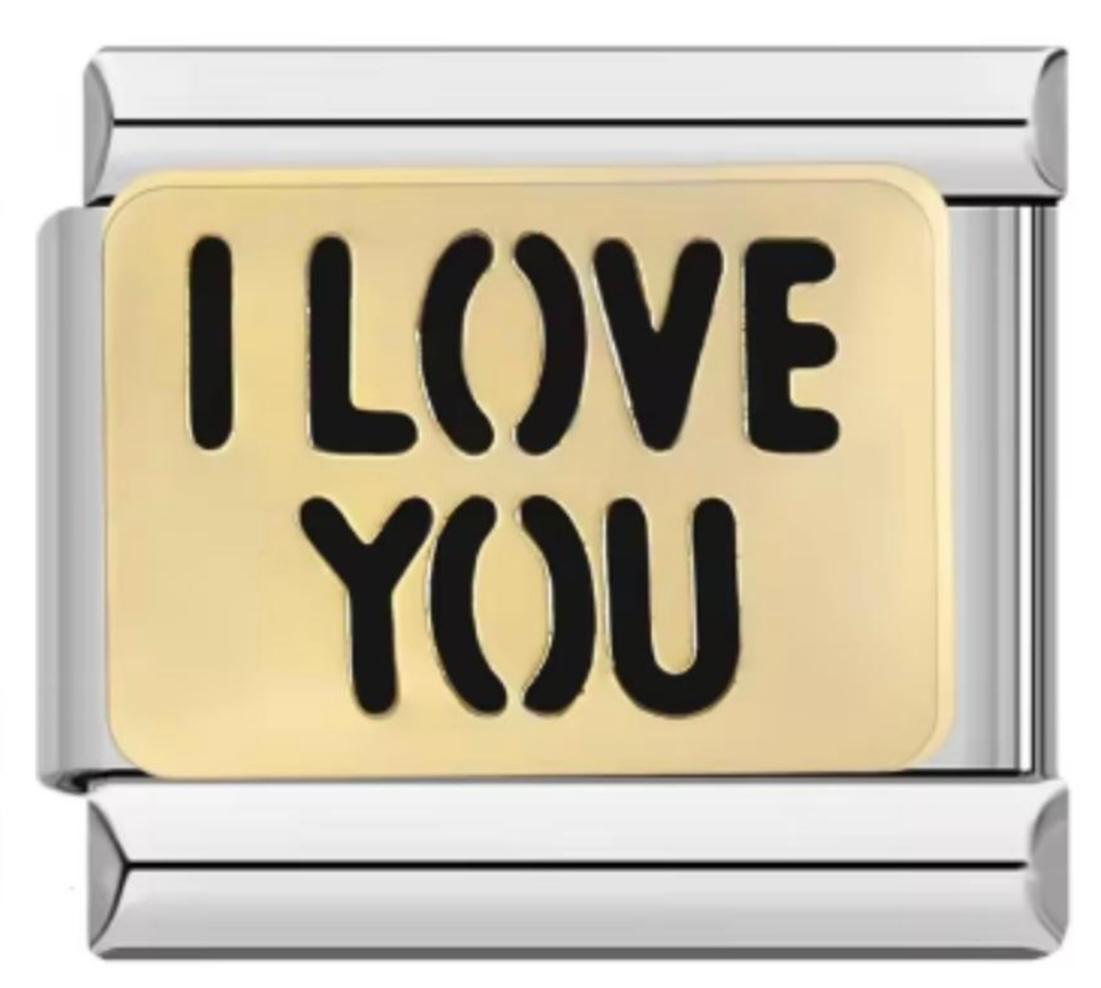 Charm Italiano Dorado I LOVE YOY