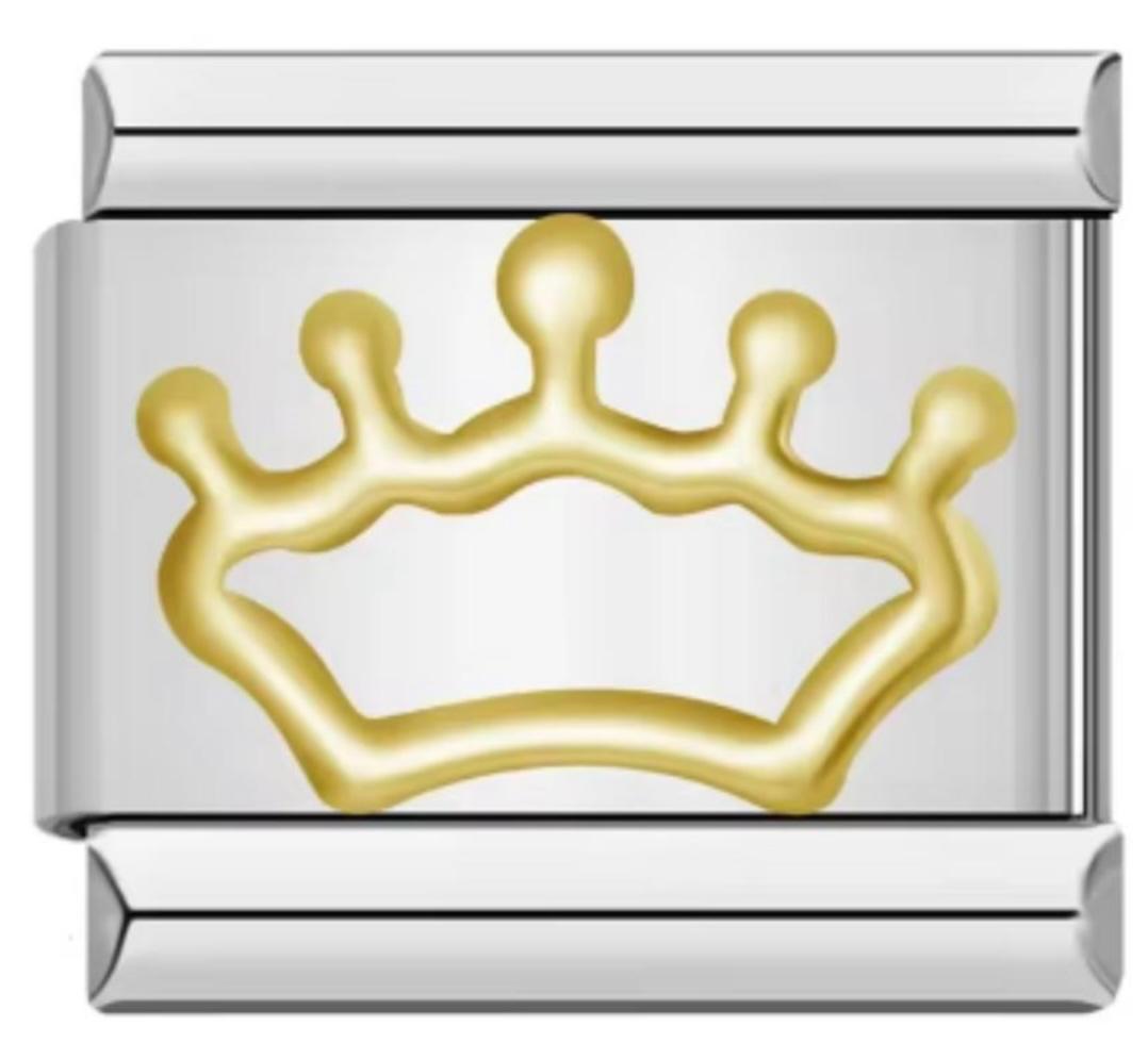 Charm Italiano Corona Dorada