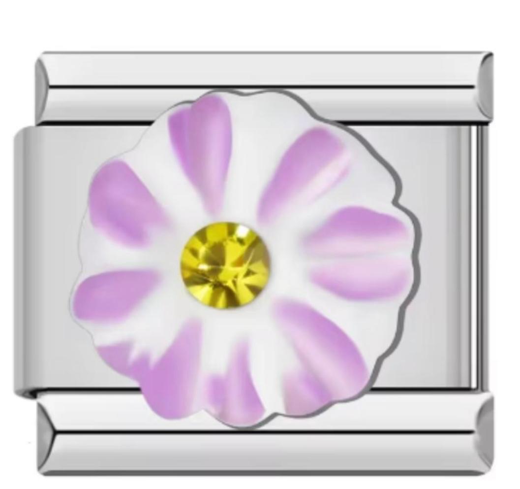 Charm Italiano Flor Morada