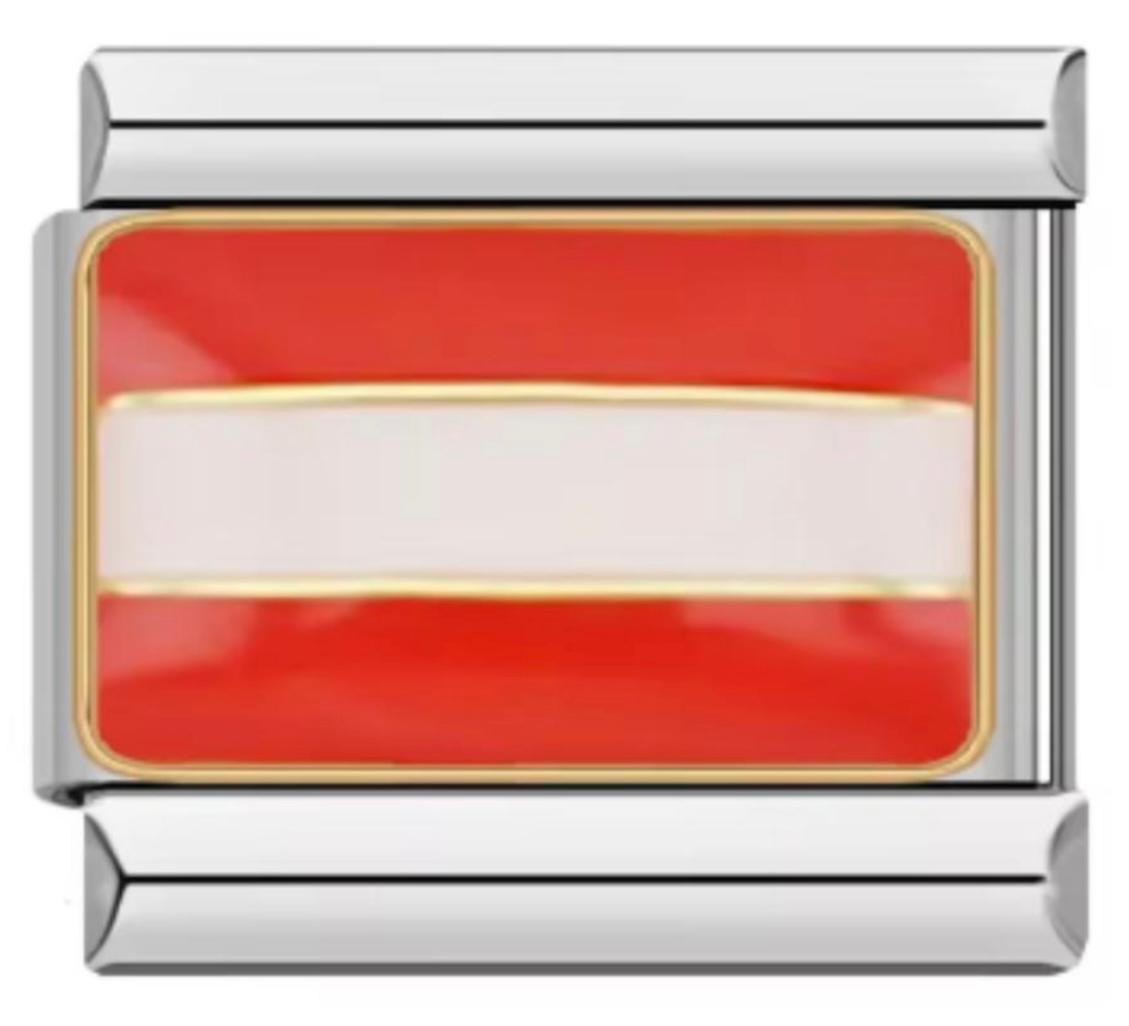 Charm Italiano Bandera Austria