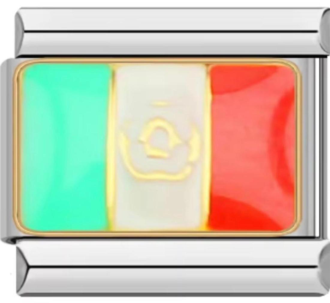 Charm Italiano Bandera De Mexico